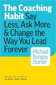 The Coaching Habit book cover by Michael Bungay Stanier